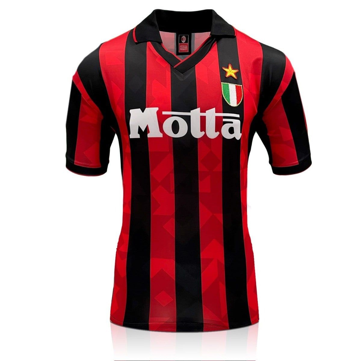 1993/94 AC Milan Franco Baresi #6 retro football jersey back view