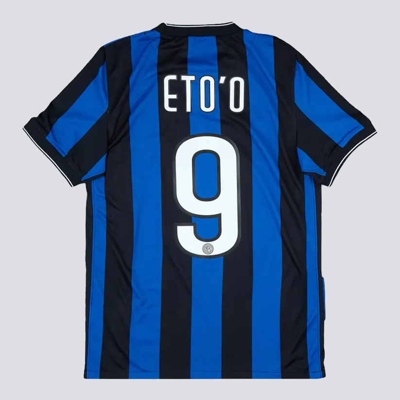 2009/10 Inter Milan Samuel Eto’o #9 Final/Trophy Room Retro Football Jersey Retro Vibe Jersey