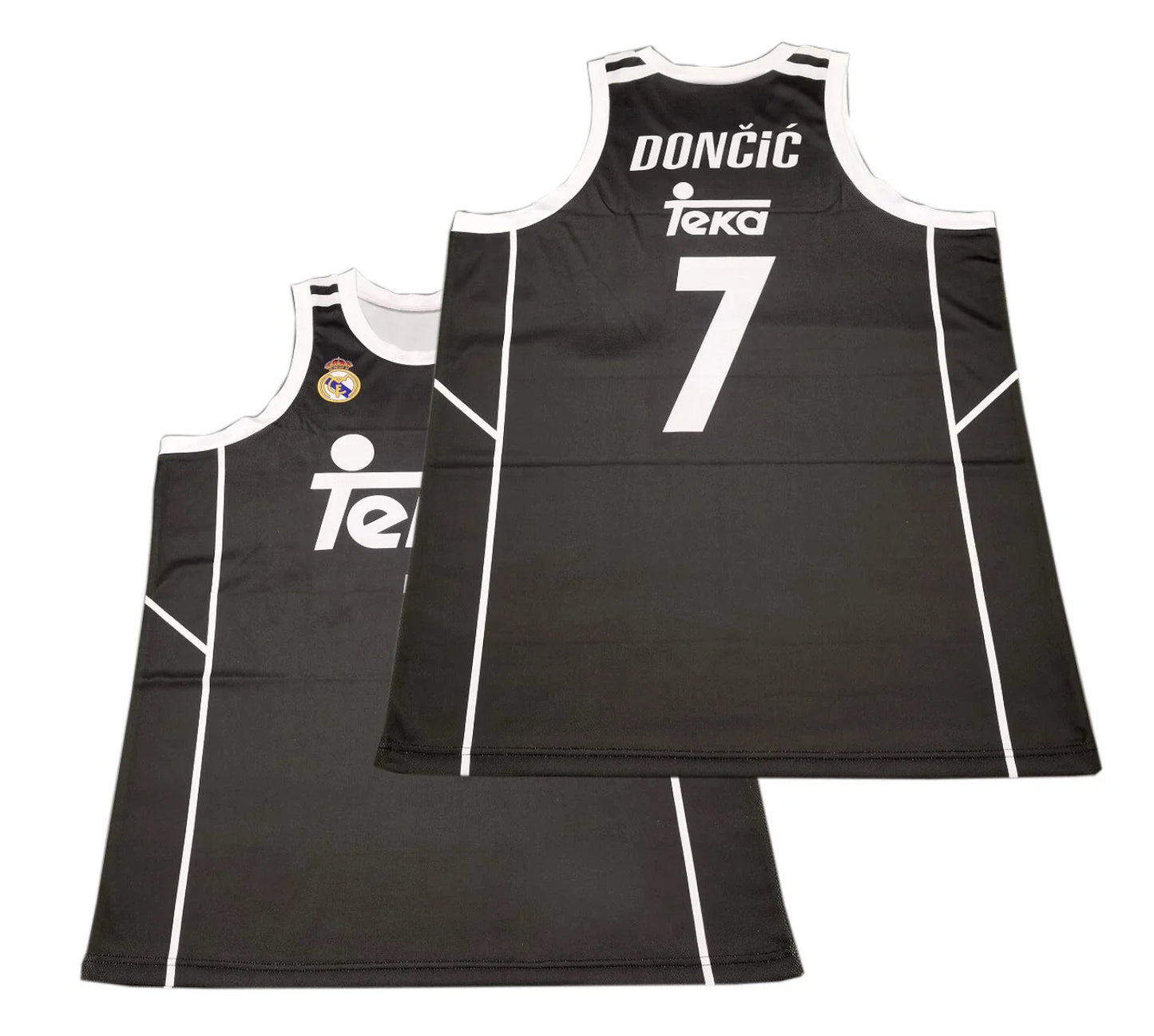 2018 Luka Dončić #7 Real Madrid Basketball Jersey