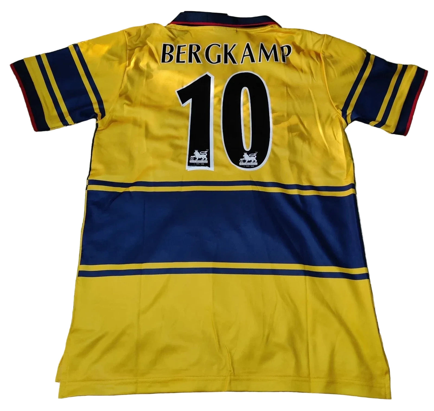 1998 Dennis Bergkamp #10 Arsenal Team Away Soccer Jersey Retro Vibe Jersey