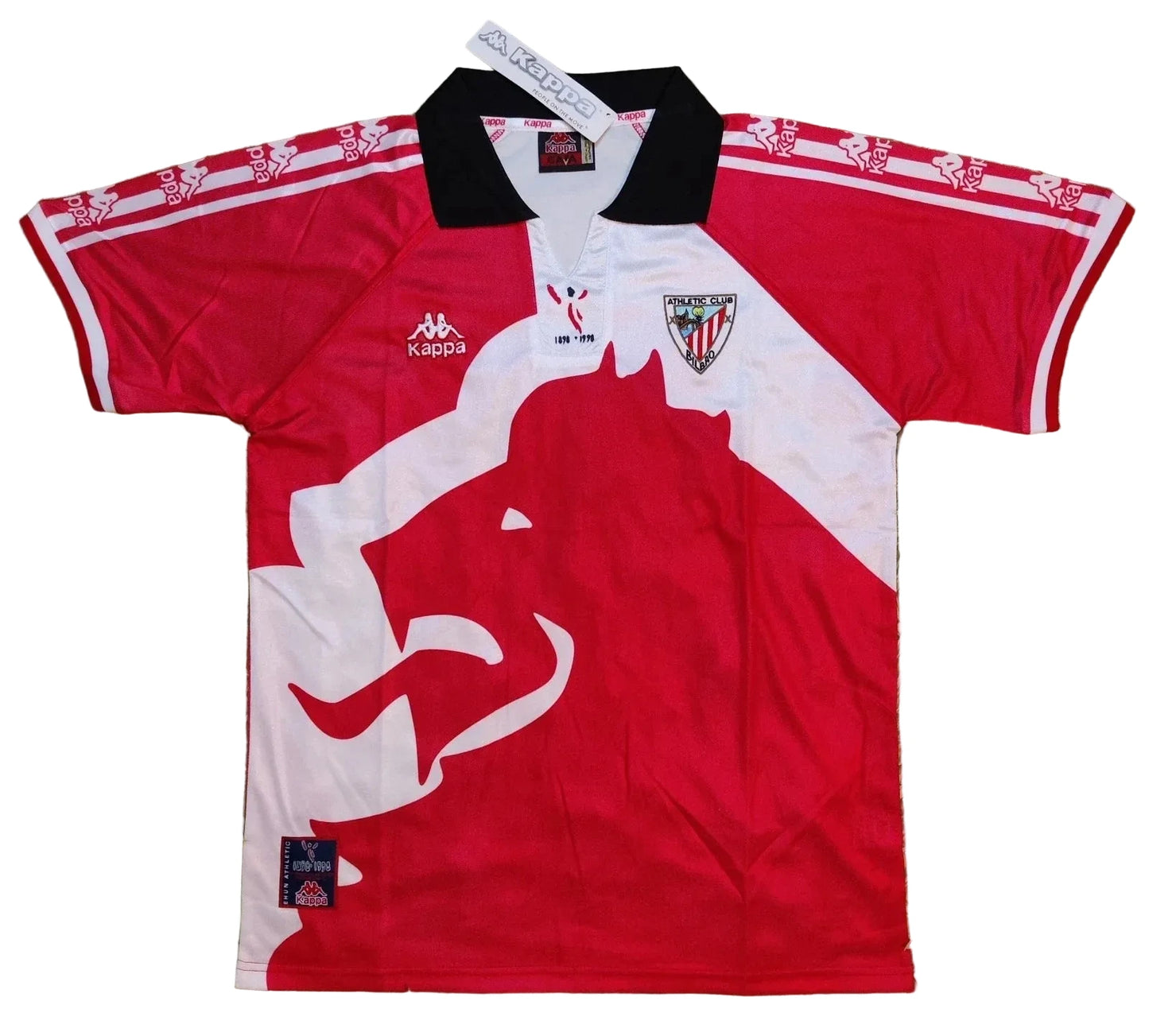 Athletic Club Bilbao 1997/98 Retro Soccer Jersey Retro Vibe Jersey