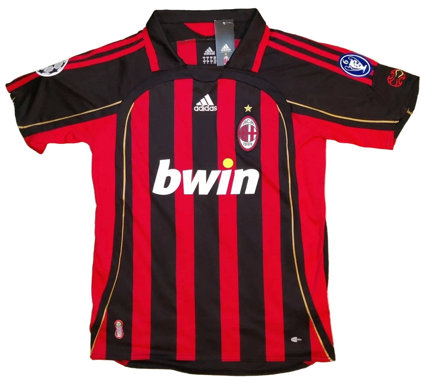 Throwback 2006 Kaka #22 AC Milan Home Soccer Jersey Retro Vibe Jersey