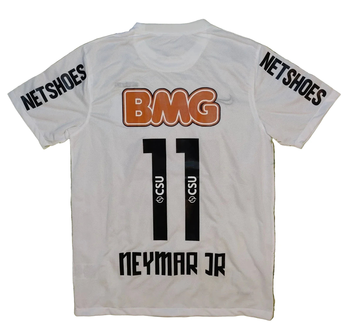 2012 Neymar Jr #11 Santos Club Home Soccer Football Jersey Retro Vibe Jersey
