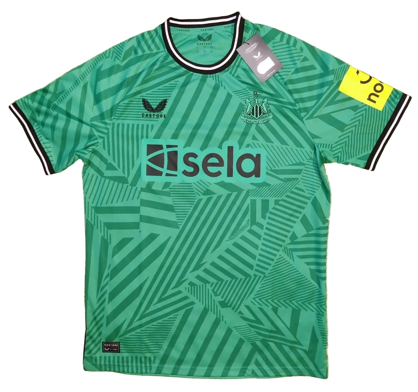 2023 Newcastle United FC Castore Away Soccer Jersey Retro Vibe Jersey