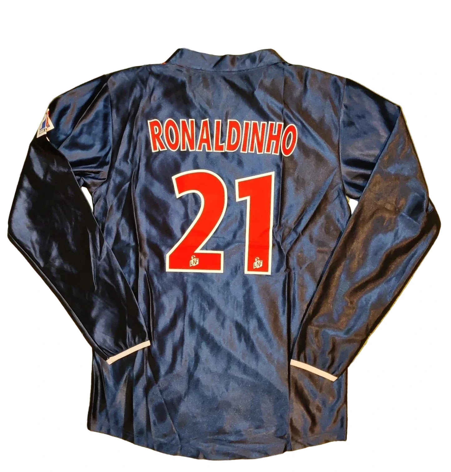 Throwback 2001 Ronaldinho #21 Paris Saint-Germain Soccer Jersey Retro Vibe Jersey