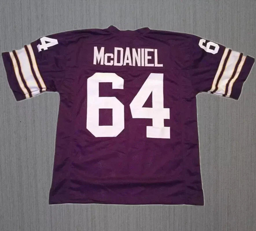 80s Steve McDaniel #64 Minnesota Vikings Football Jersey