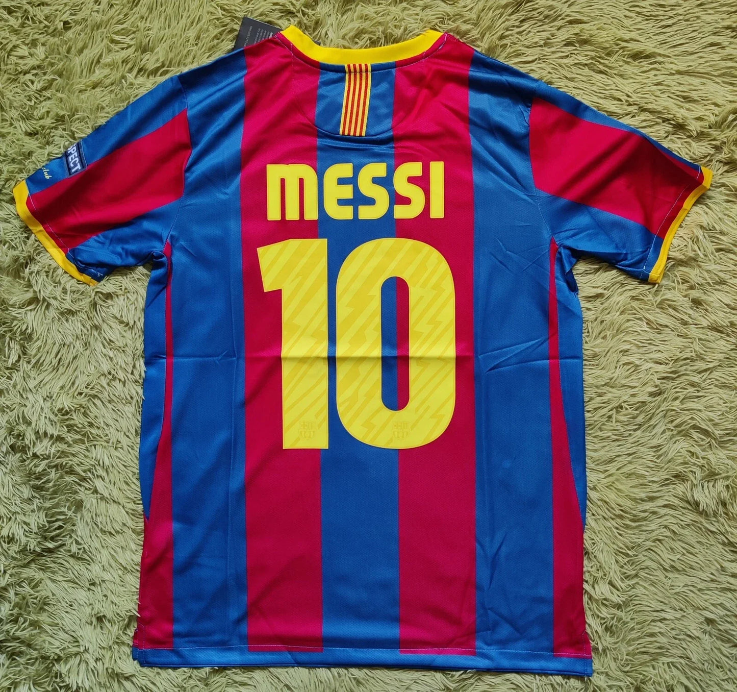 Barcelona FC Home Messi #10 2010/11 New UCL Final Futbol Soccer Jersey