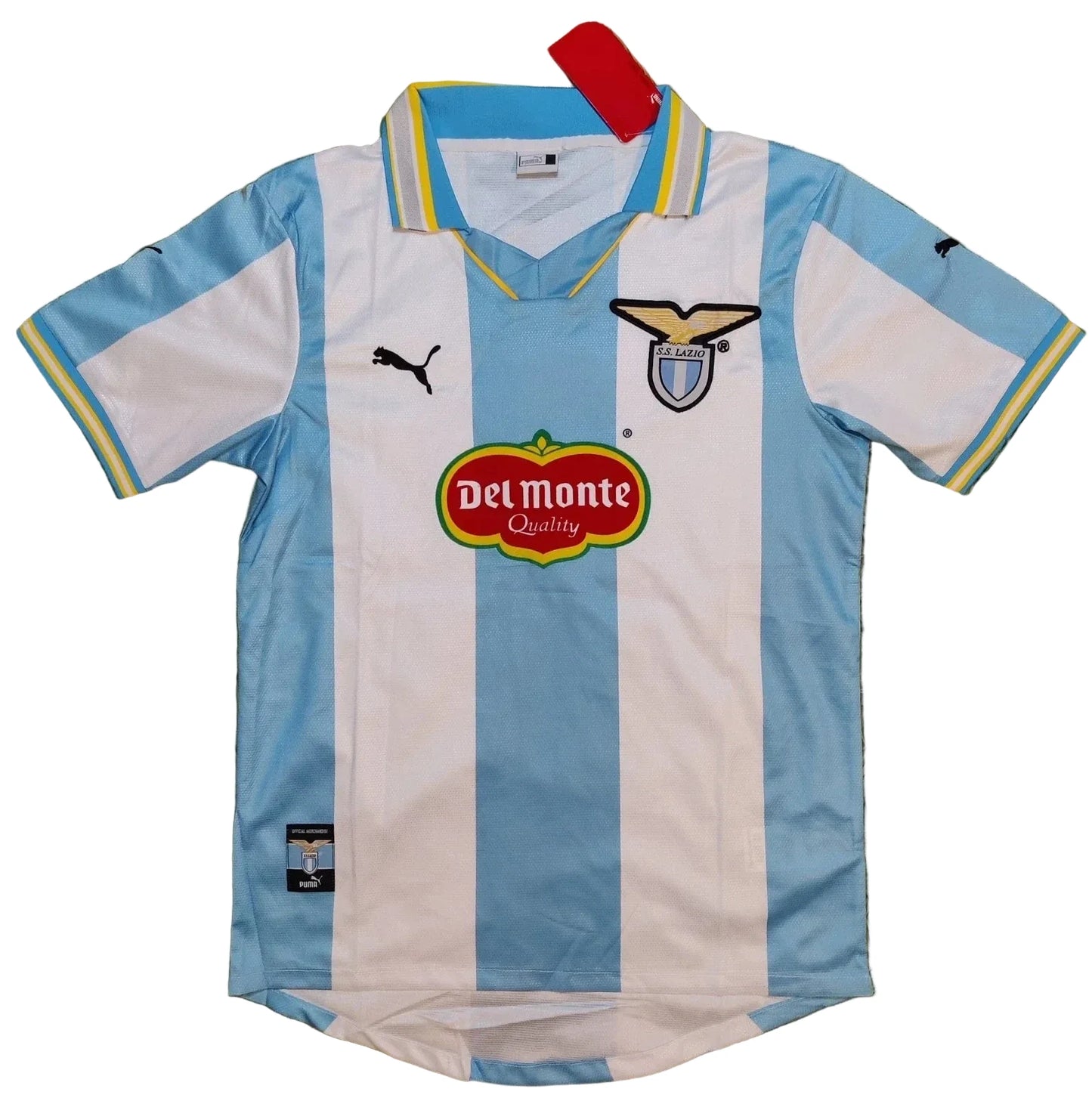 1999 Roberto Mancini #10 Lazio Home Vintage Soccer Jersey Retro Vibe Jersey