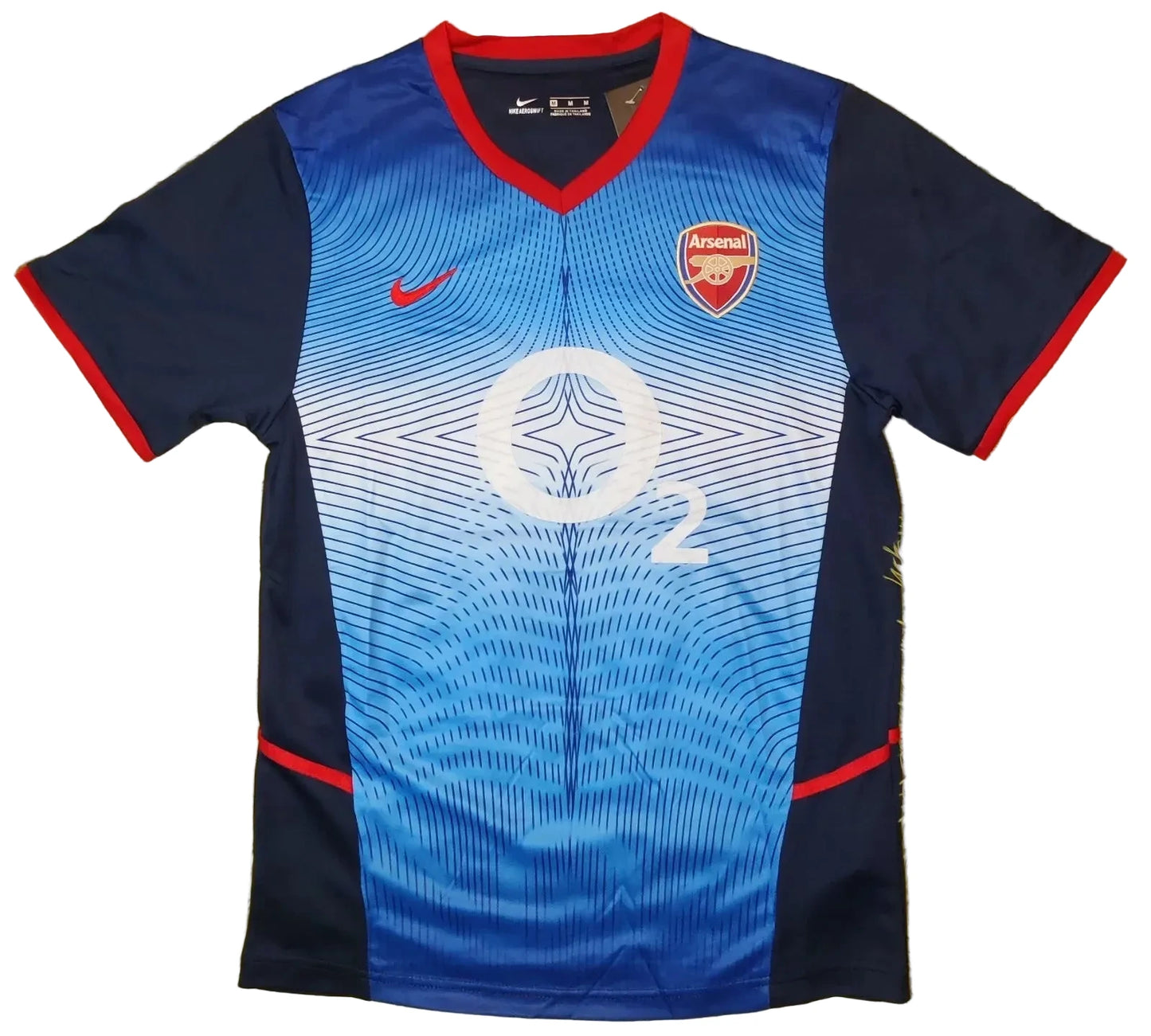 Throwback 2002 Thierry Henry #14 Arsenal FC Team Away Soccer Jersey Retro Vibe Jersey