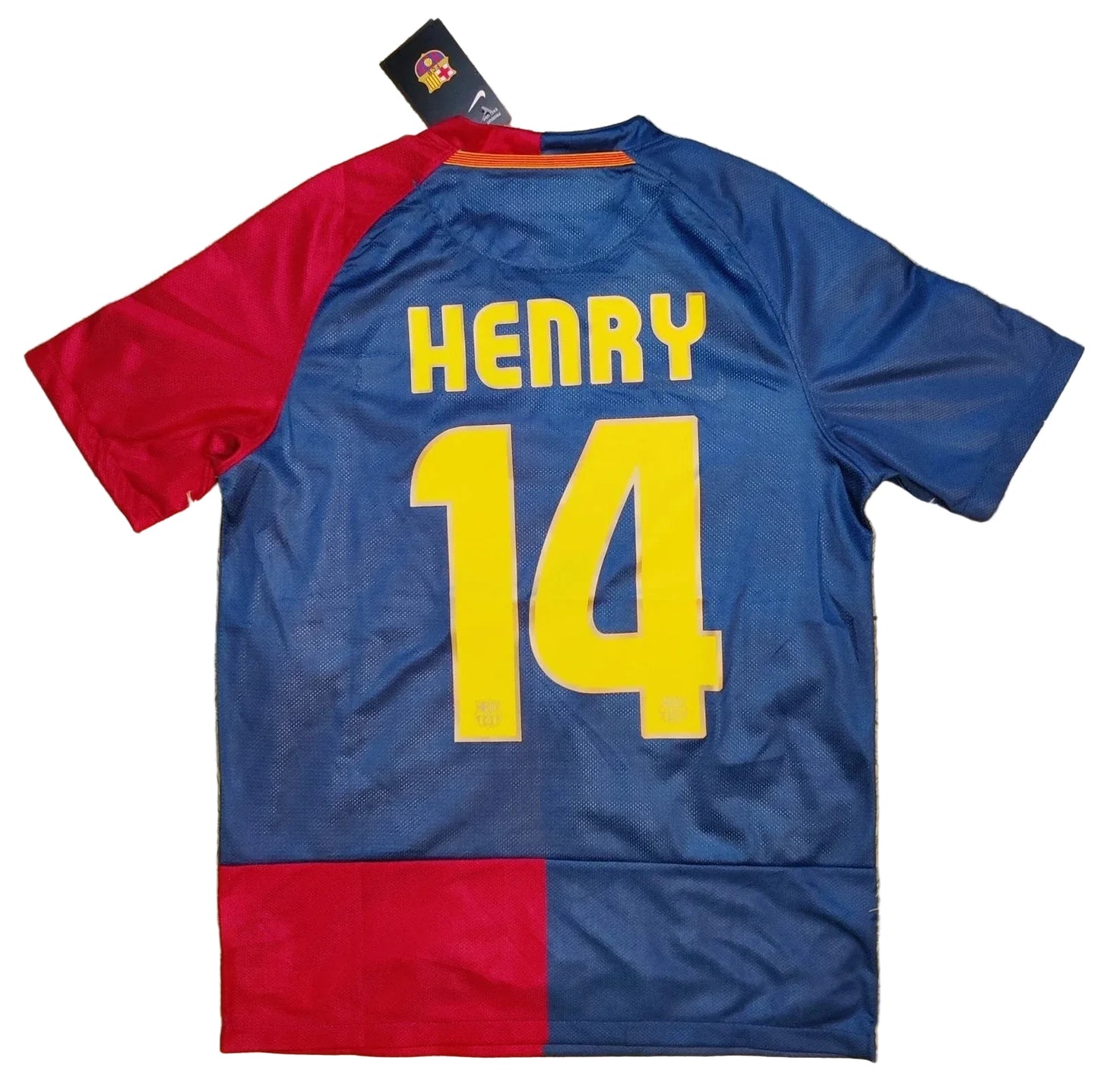 Barcelona 2008/2009 UCL Final Henry #14 Retro Soccer Jersey Retro Vibe Jersey