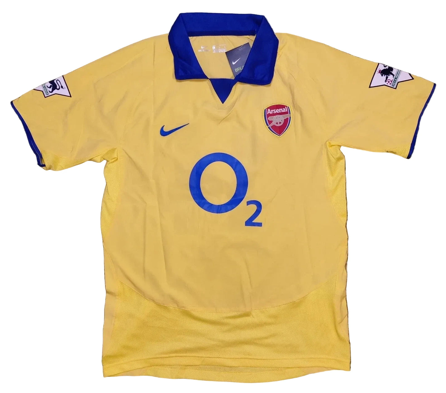 Arsenal FC 2003/04 Away Thierry Henry 14 Vintage Soccer Jersey Retro Vibe Jersey