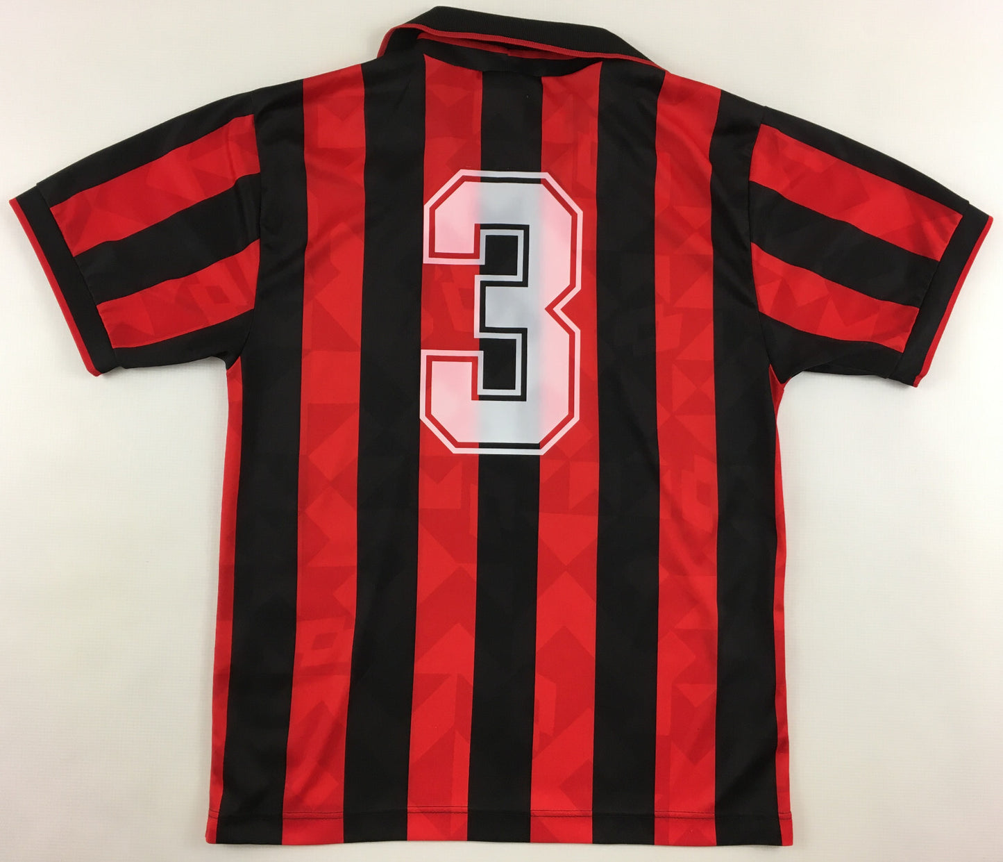 1993/94 AC Milan Paolo Maldini #3 retro football jersey front view
