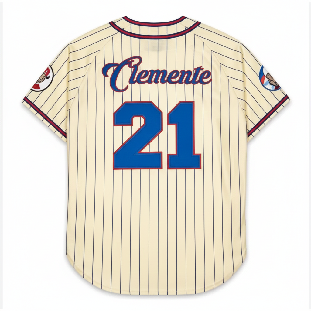 1964 Roberto Clemente #21 San Juan Vintage Baseball Jersey Retro Vibe Jersey