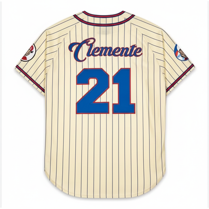 1964 Roberto Clemente #21 San Juan Vintage Baseball Jersey Retro Vibe Jersey