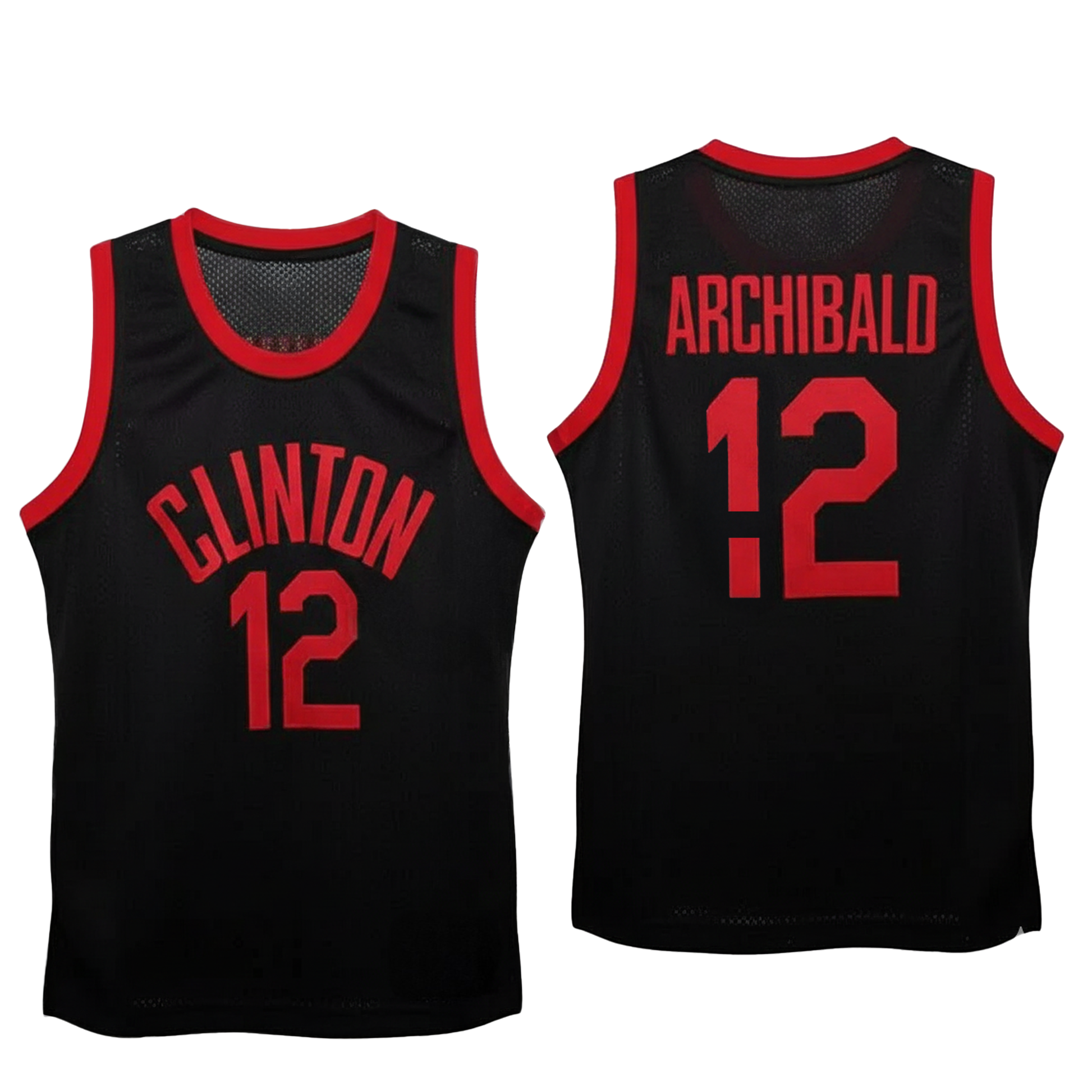 1966 Nate "Tiny" Archibald #12 DeWitt Clinton High School Basketball Jersey Retro Vibe Jersey