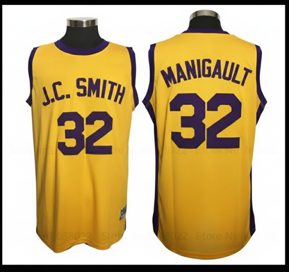 1970s Earl Manigault #32 J.C. Smith NBA Throwback Basketball Jersey Retro Vibe Jersey