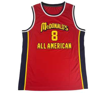 1996 Kobe Bryant #8 McDonalds All American NBA Basketball Jersey Retro Vibe Jersey
