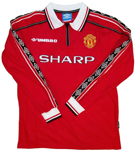 1998-99 David Beckham #7 Manchester United Retro Soccer Jersey Retro Vibe Jersey