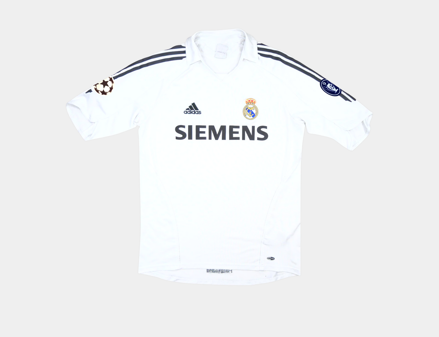 Ronaldo R9 #9 Real Madrid 2005/06 home retro football jersey back view