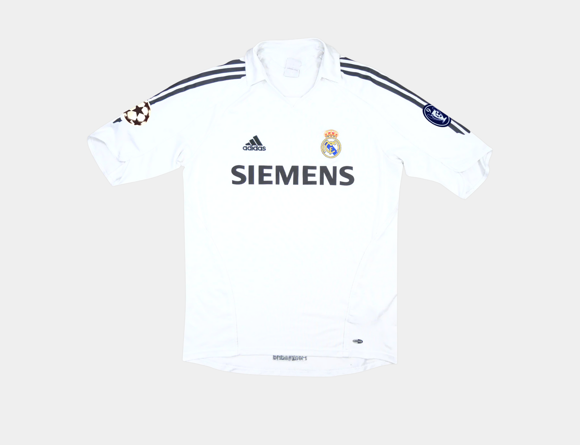 Ronaldo R9 #9 Real Madrid 2005/06 home retro football jersey back view