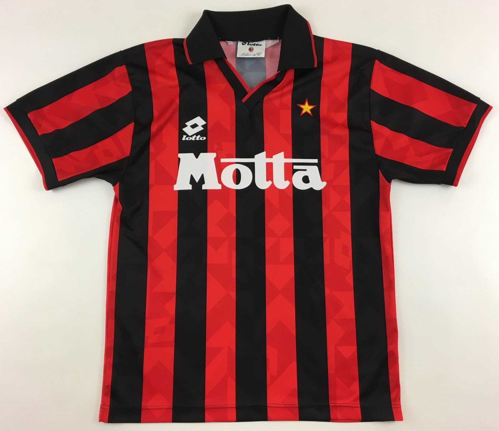 1993/94 AC Milan Paolo Maldini #3 retro football jersey back view