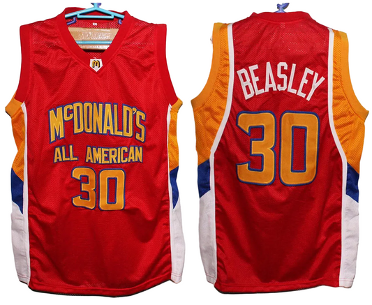 2007 Michael Beasley #30 McDonald's All-American Retro Basketball Jersey Retro Vibe Jersey