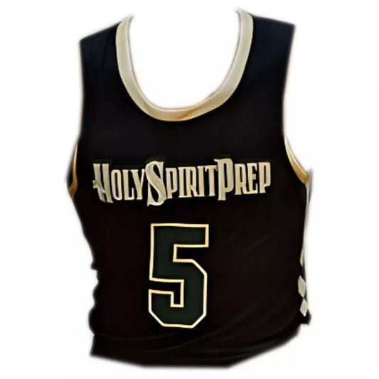2019 Anthony Edwards #5 Holy Spirit High School Basketball Jersey Retro Vibe Jersey