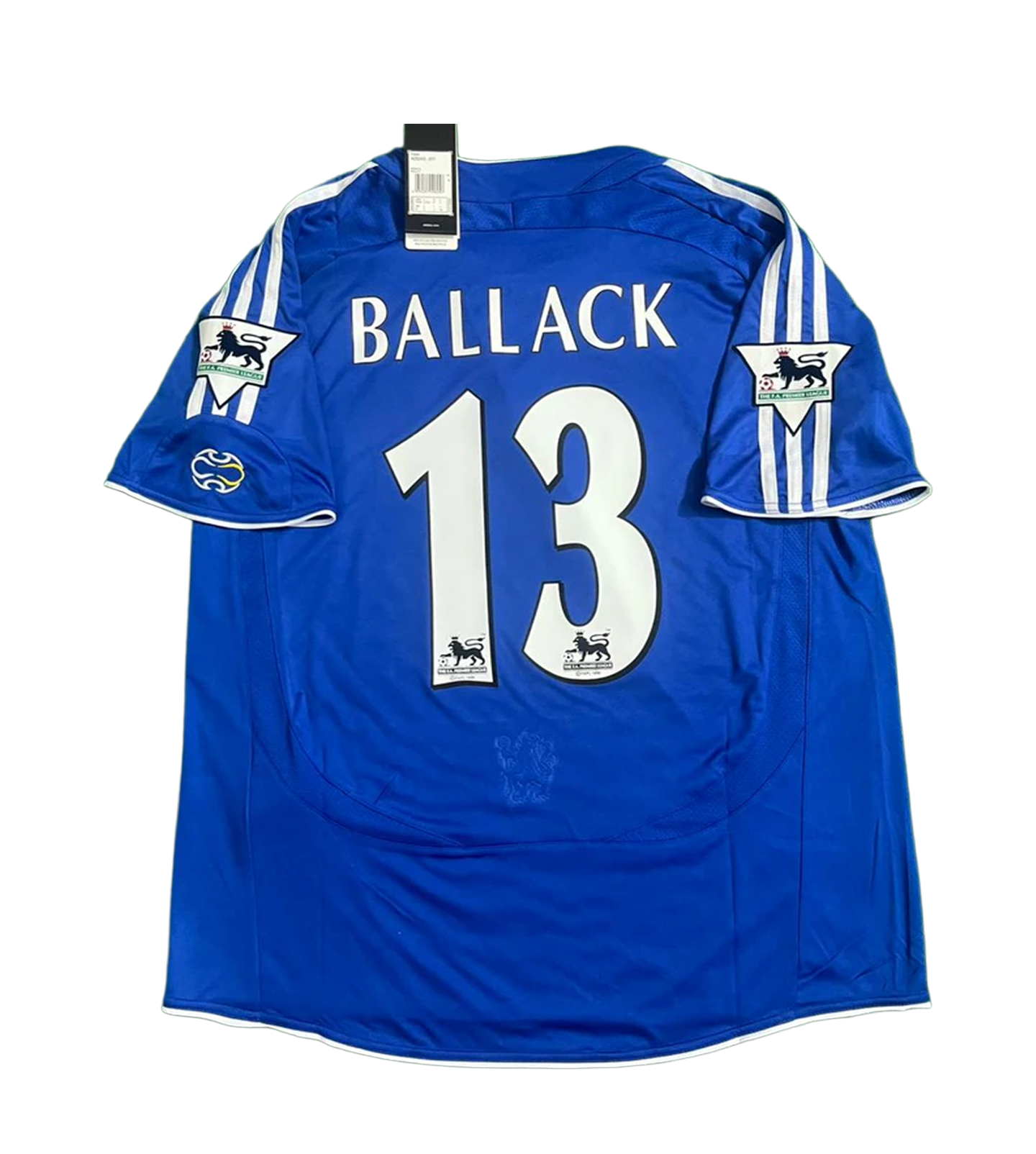 Michael Ballack #13 Chelsea 2006/07 home retro football jersey front view
