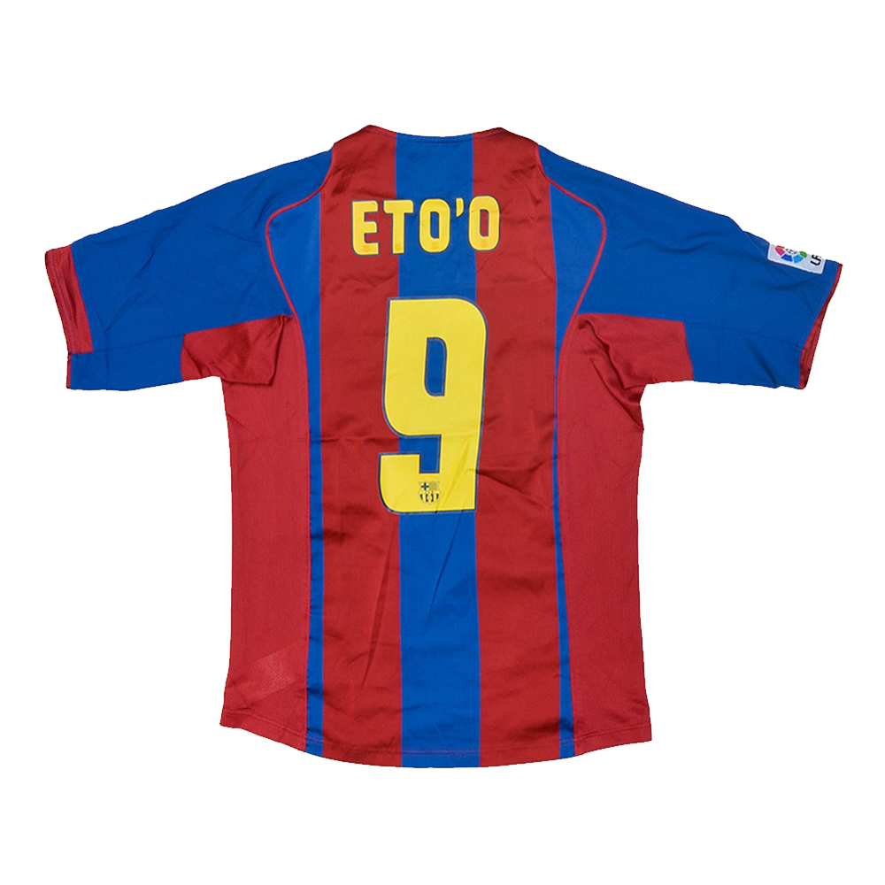 2005/06 FC Barcelona Samuel Eto’o #9 Retro Football Jersey Retro Vibe Jersey