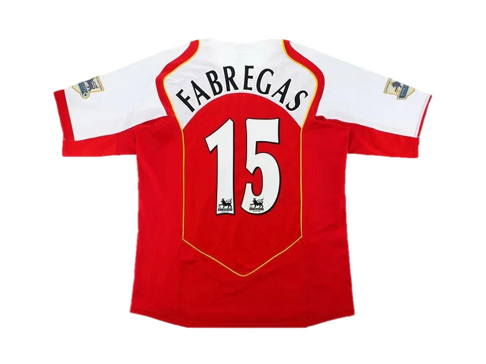 2005/06 Arsenal Cesc Fàbregas #15 Retro Football Jersey Retro Vibe Jersey