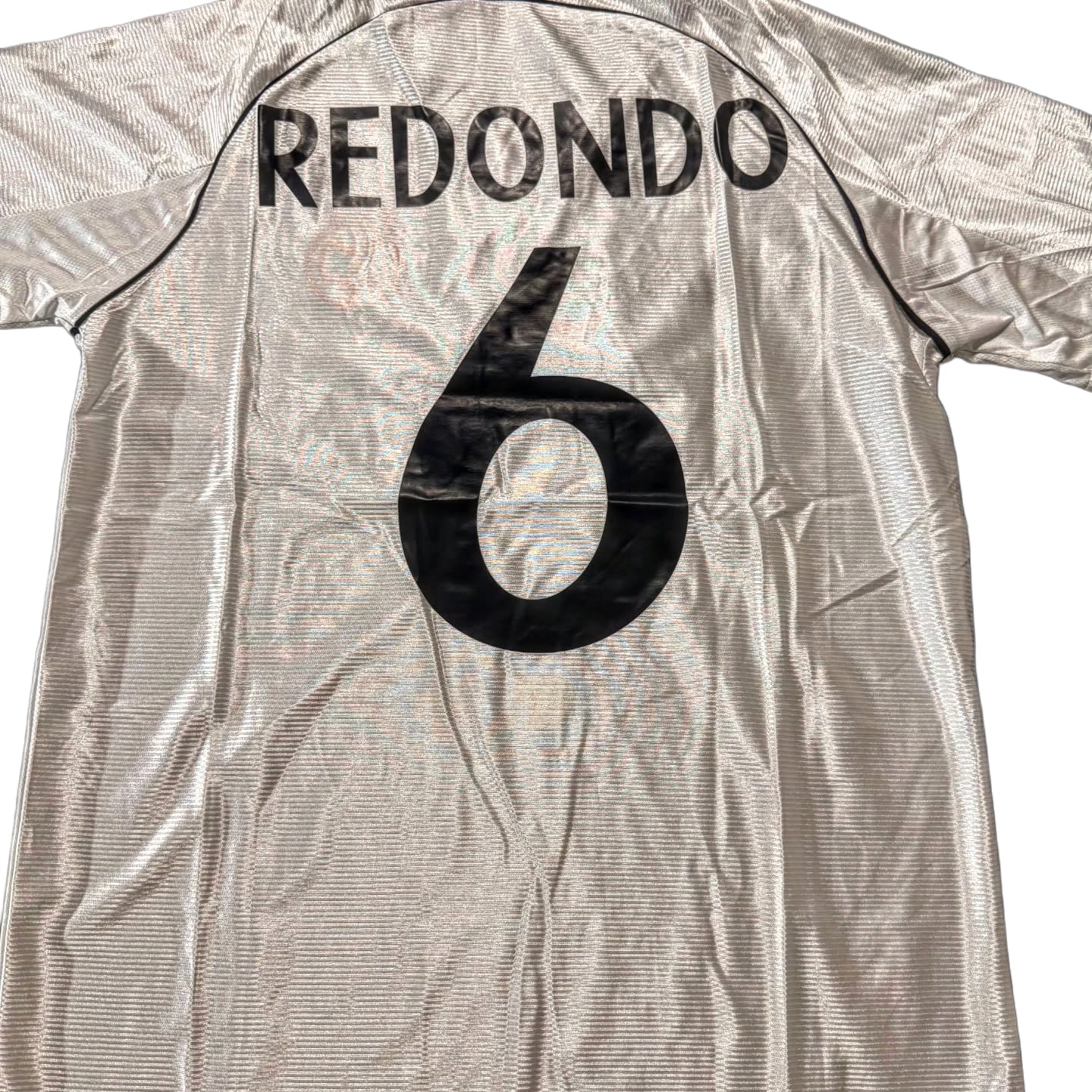 Fernando Redondo #6 Real Madrid 1999/00 home retro football jersey front view