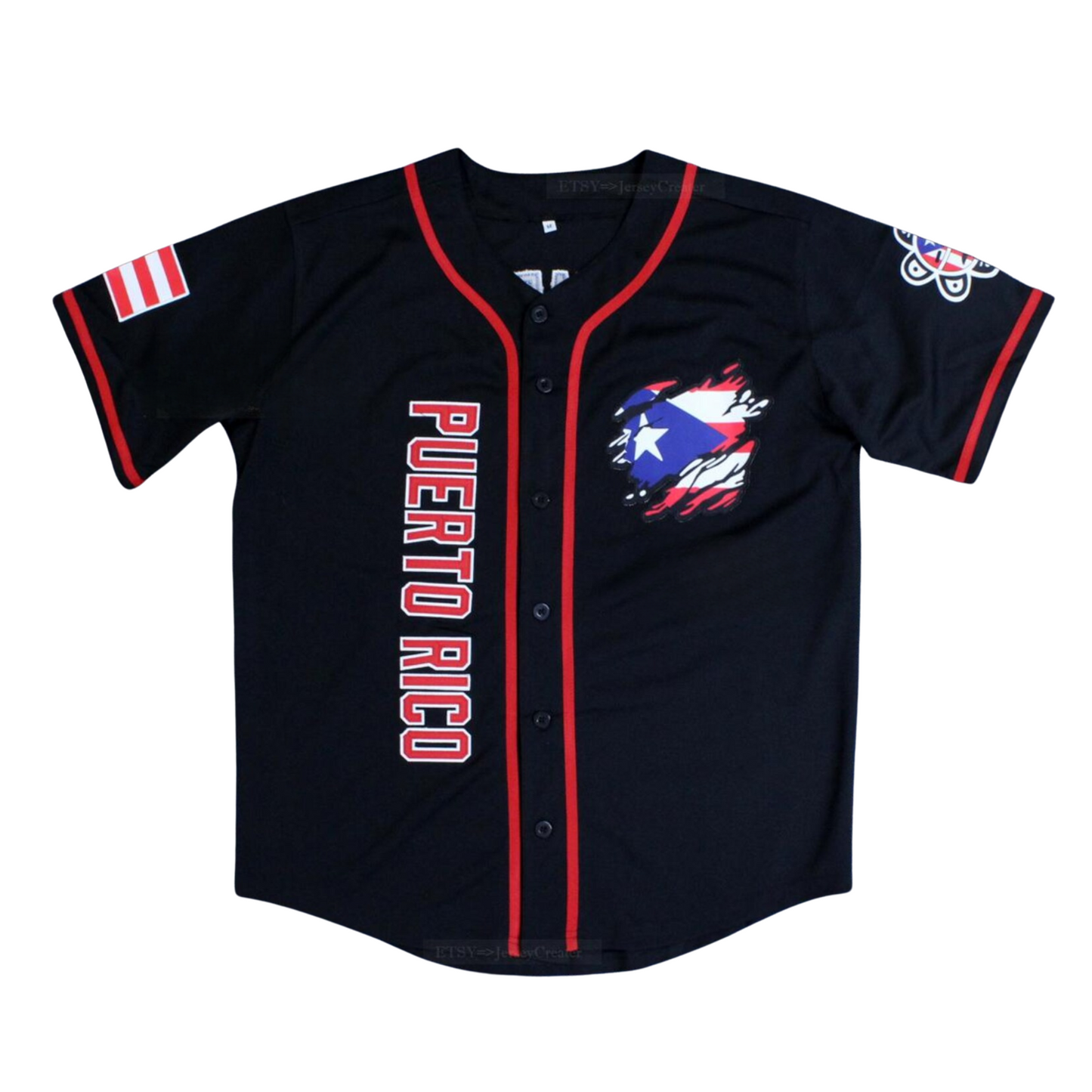 1971 Roberto Clemente #21 Puerto Rico Baseball Jersey