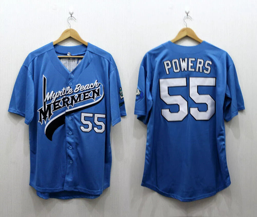2010s Kenny Powers #55 Myrtle Beach Mermen Jersey