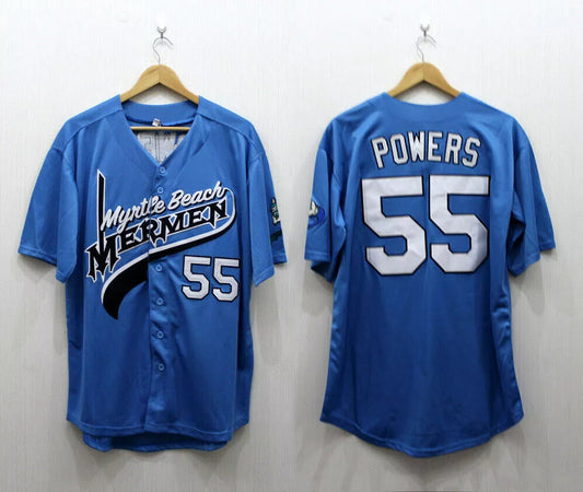 2010s Kenny Powers #55 Myrtle Beach Mermen Jersey