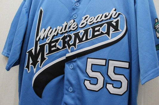2010s Kenny Powers #55 Myrtle Beach Mermen Jersey