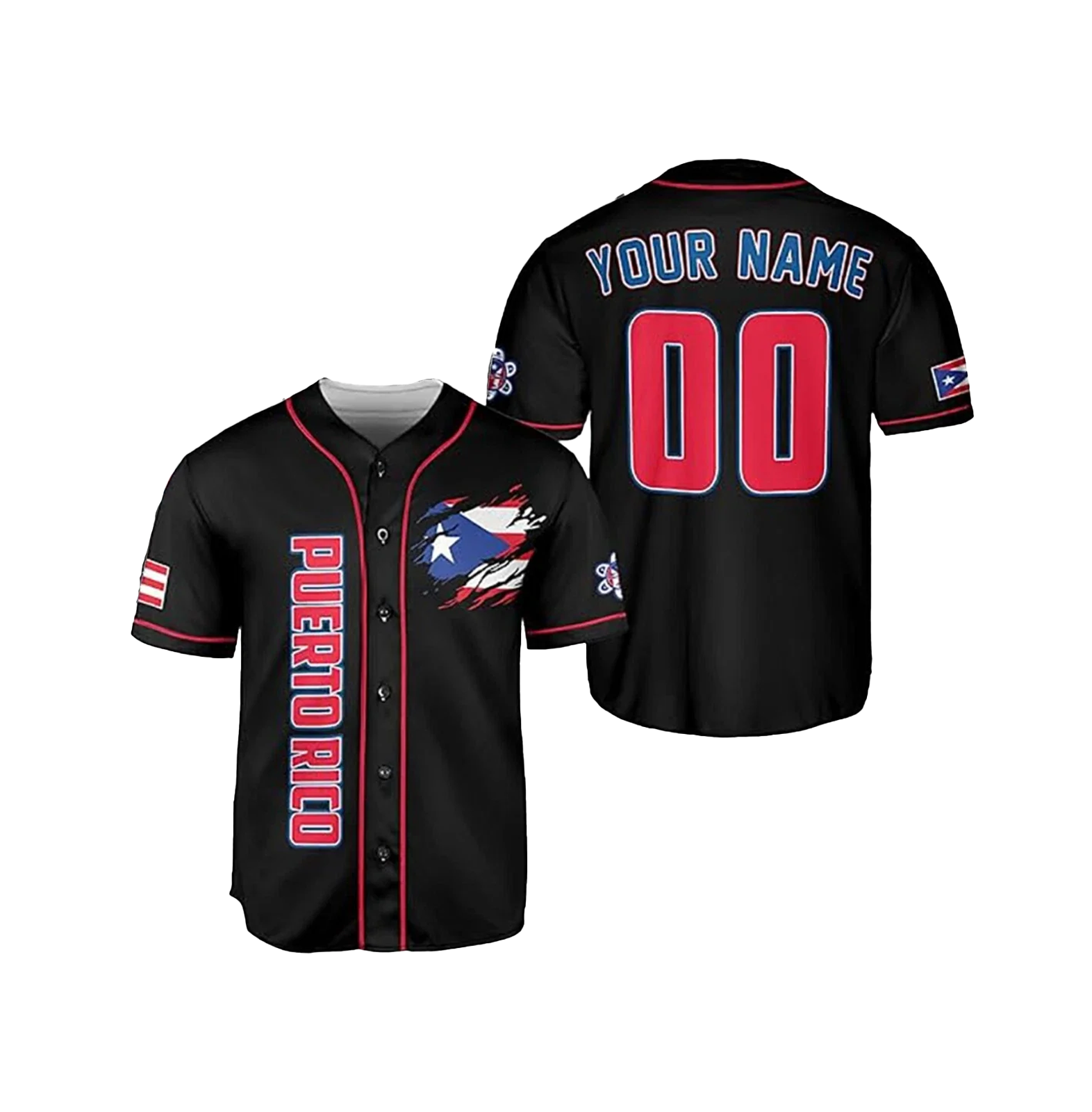 Puerto Rico Baseball Jersey