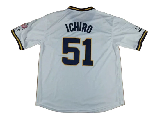 Retro Style 1990s Ichiro Suzuki #51 Orix BlueWave Baseball Jersey Retro Vibe Jersey