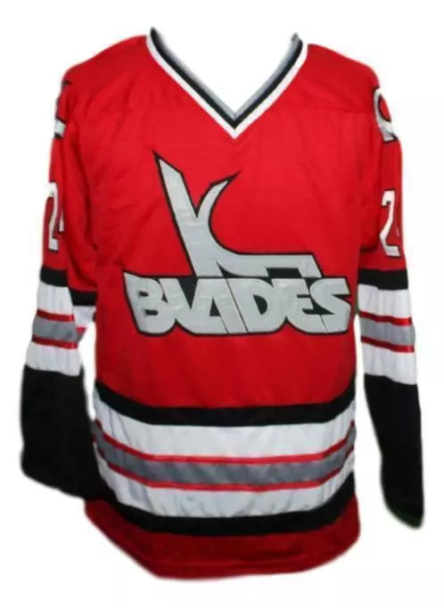 1949 Hans Sundblad #24 Sweden Hockey Jersey