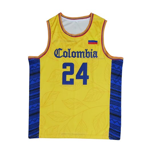 Colombia Basketball Jersey Custom Name & Number