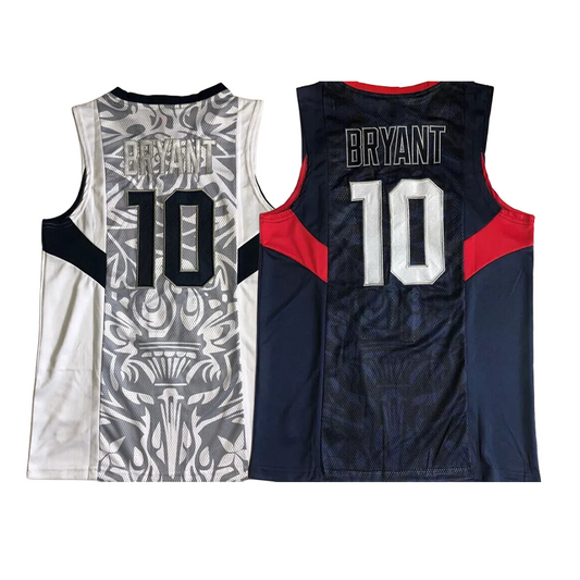 Throwback 2008 Kobe Bryant #10 Team USA Basketball Jersey Retro Vibe Jersey