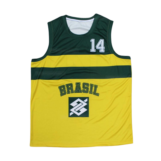 1987 Oscar Schmidt #14 Team Brasil Jersey
