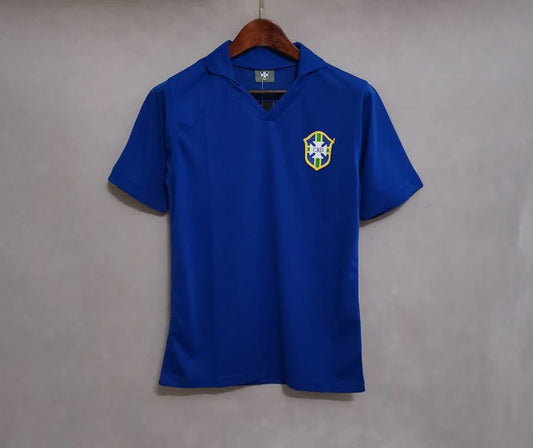 Brazil 1957 Retro Away Football Shirt
