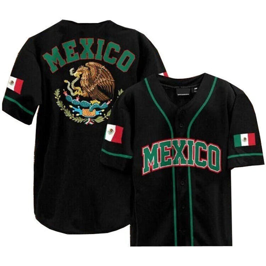 90s Mexico Drinking Team Baseball Jersey
