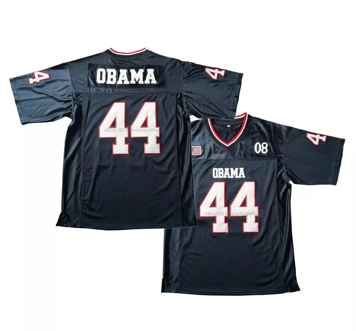 2008 Barack Obama #44 Football Jersey