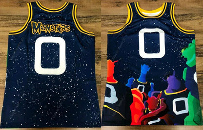 1996 Monstars #0 Space Jam Basketball Jersey