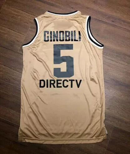 2016 Manu Ginobili #5 Argentina Basketball Jersey