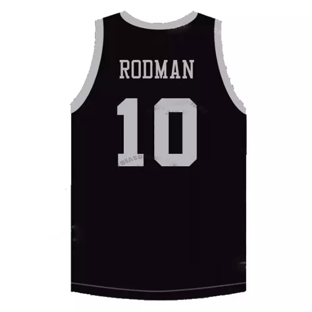 90s Dennis Rodman #10 Detroit Pistons Basketball Jersey