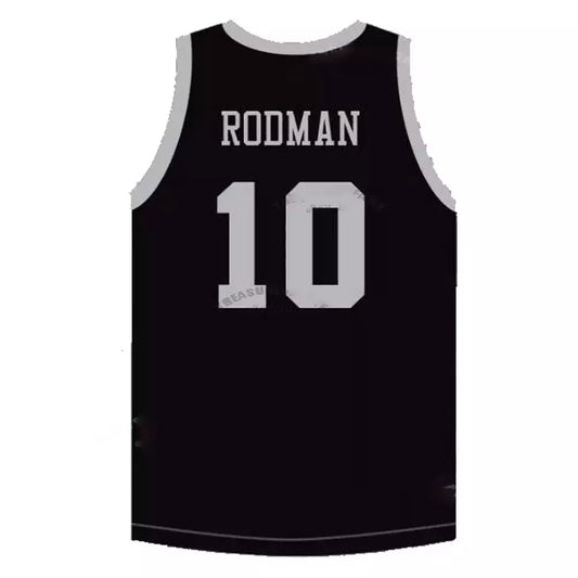 90s Dennis Rodman #10 Detroit Pistons Basketball Jersey