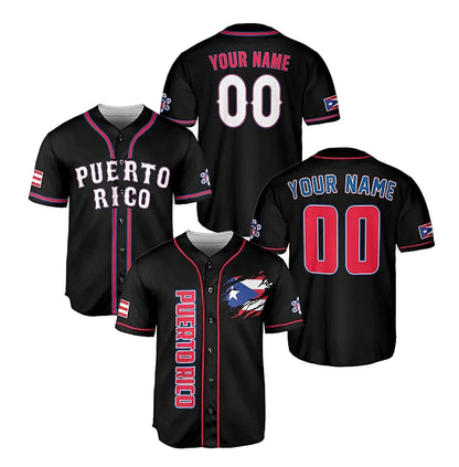 2017 Roberto Clemente #21 Francisco Lindor Javier Báez Team Puerto Rico Baseball Jersey Retro Vibe Jersey