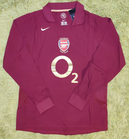 Arsenal 2005/06 Henry Red Home Retro Vintage Soccer Jersey